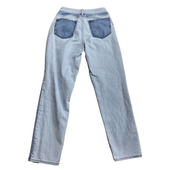 PacSun Eco Hopper Patch Mom Jeans Color Block Sz 24 - Picture 3 of 13